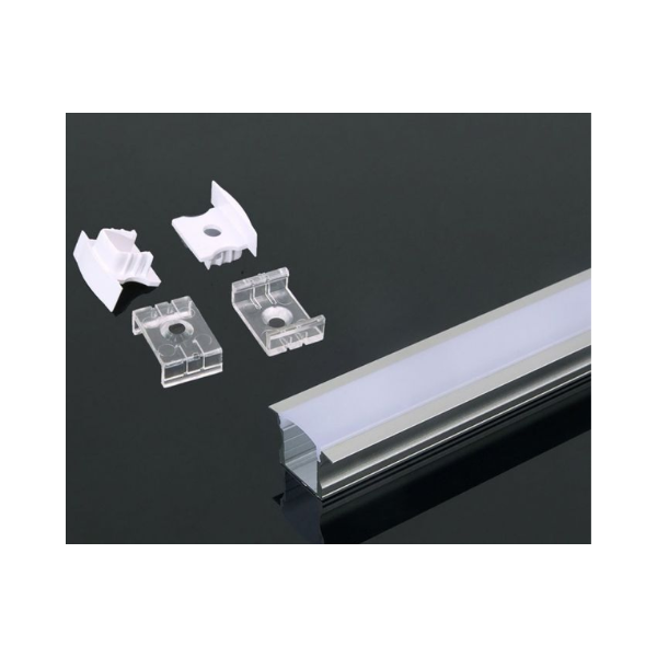 V-TAC PROFILE SLIM ALUMINIUM 3000*24MM*14,2MM MILKY ENC