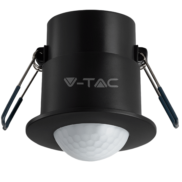 V-TAC DETECTEUR DE MOUVEMENT ENCASTRE BLACK 8M 400W