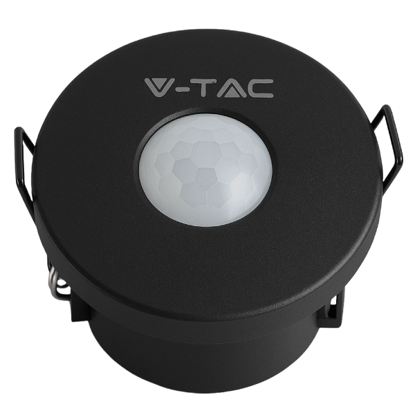 V-TAC DETECTEUR DE MOUVEMENT ENCASTRE BLACK 6M 300W