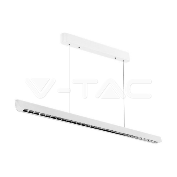 V-TAC PROFILE ALUMINIUM SUSPENDU 40W 120CM 3IN1 WHITE BODY