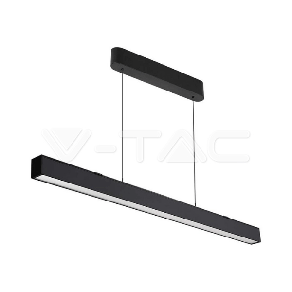 V-TAC PROFILE ALUMINIUM SUSPENDU 40W 120CM 3IN1 BLACK BODY