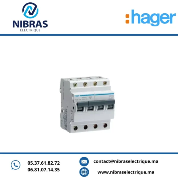 DISJ 4P 40A 10KA-C NF440 HAGER