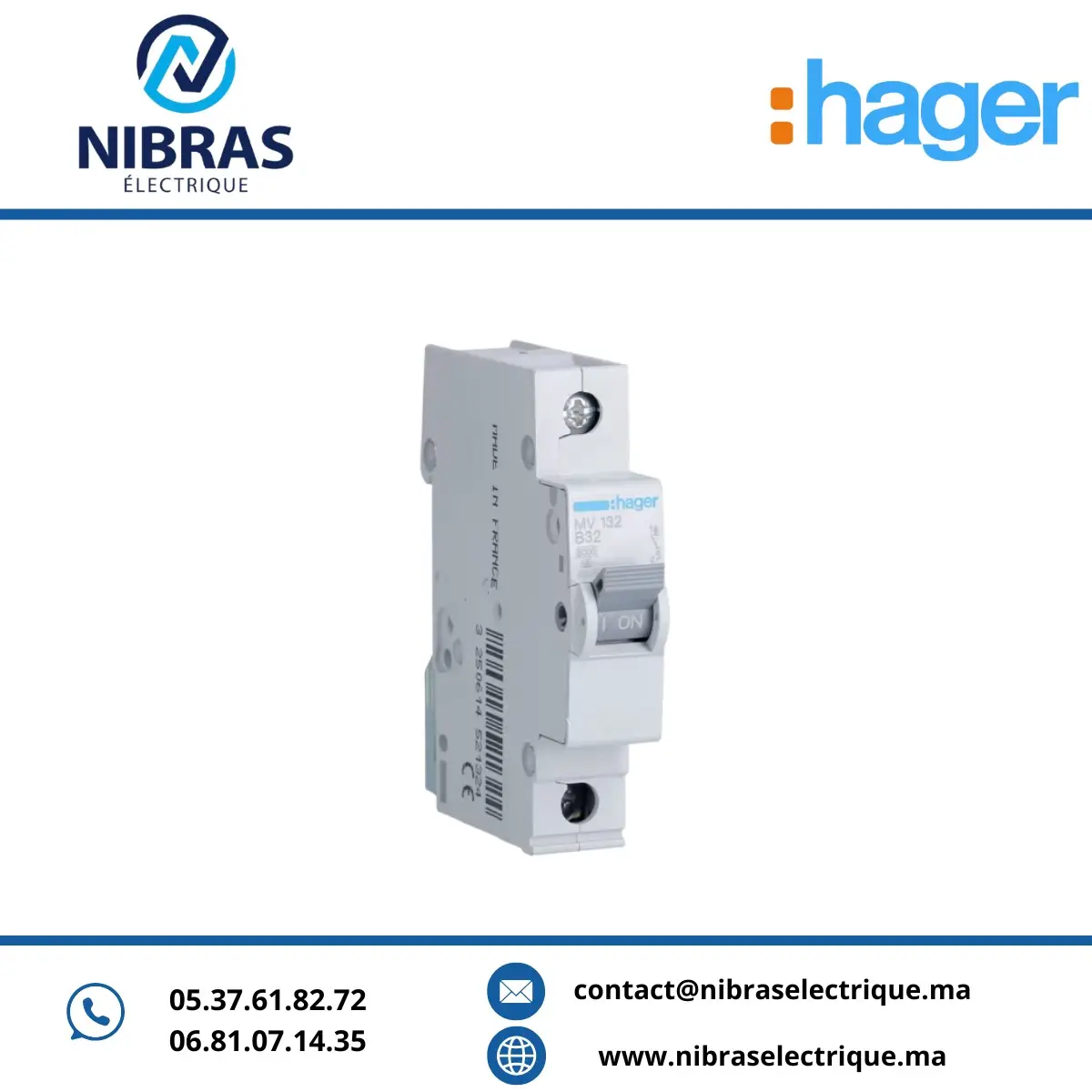 DISJ. 1P-32A-3KA-B MV132 HAGER