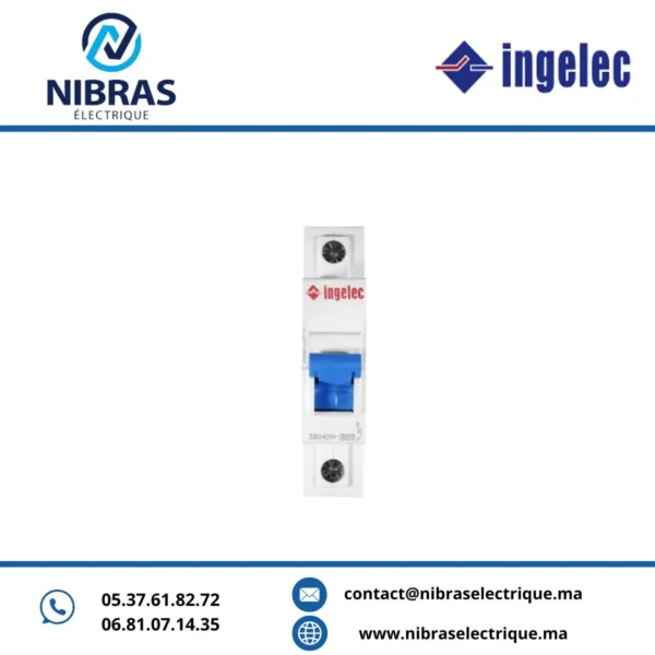DISJ UNIPOL 1P 10A SECURIS INGELEC
