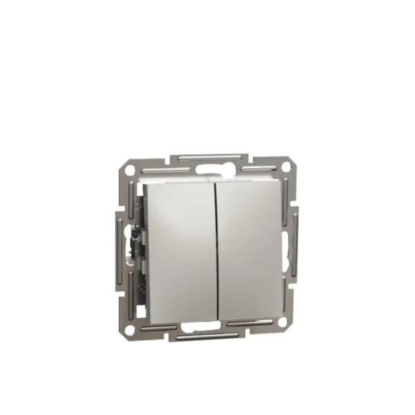 INTERRUPTEUR DOUBLE ALLUMAGE BRONZE SCHNEIDER