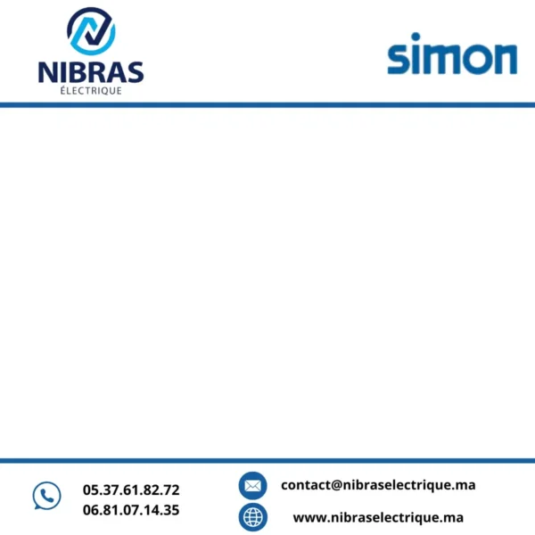 INTERRUPTEUR volet roulant NOIR MAT Simon 54