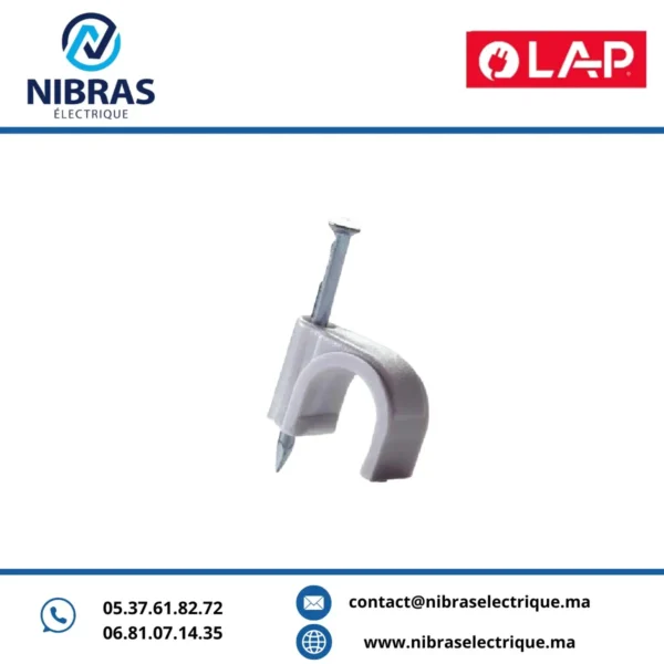 ATTACHES FIL ELECTRIQUES 14MM LAP (Boite de 100 pcs)