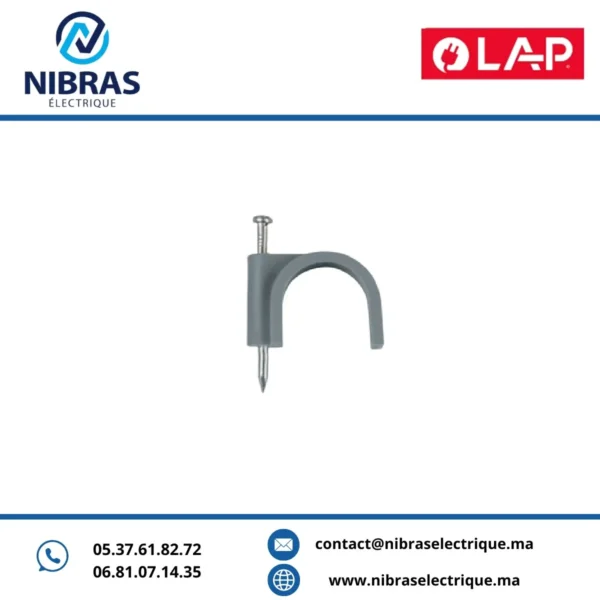 ATTACHES FIL ELECTRIQUES 18MM (50 pcs)