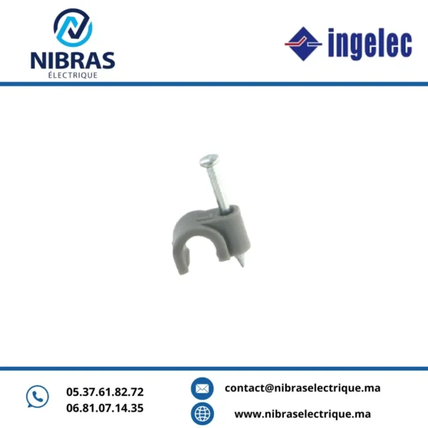 ATTACHES FIL ELECTRIQUES 4MM (100/PQT)