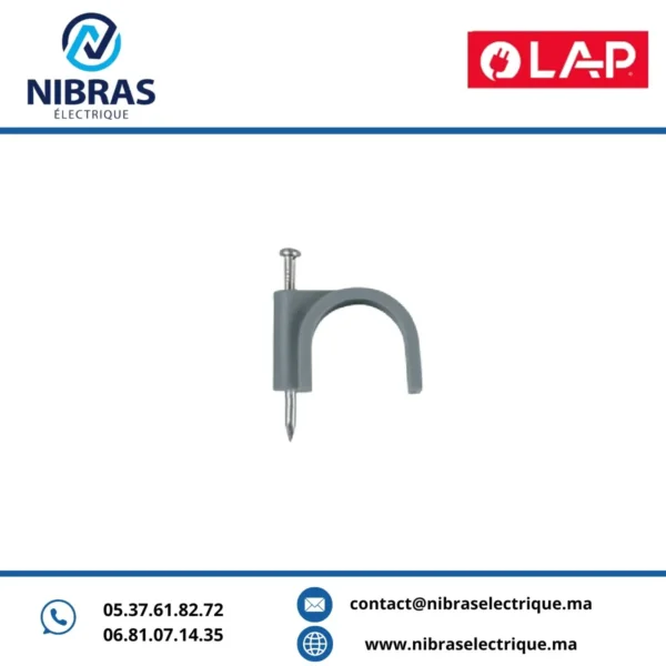ATTACHES FIL ELECTRIQUES 6MM LAP (Boite de 100 pcs)