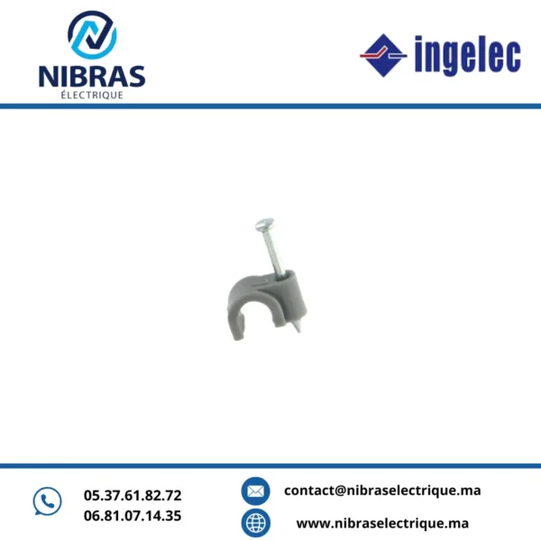 ATTACHES FIL ELECTRIQUES 8MM (100/PQT) INGELEC