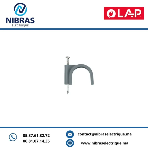 ATTACHES FIL ELECTRIQUES 9MM (100 pcs)