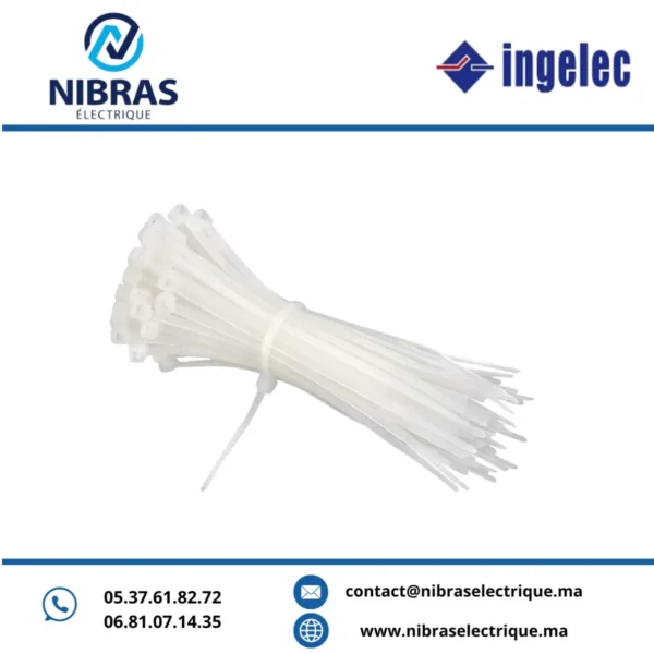 BOITE DE 100 COLLIERS DE SERRAGE 3.6*140 INGELEC