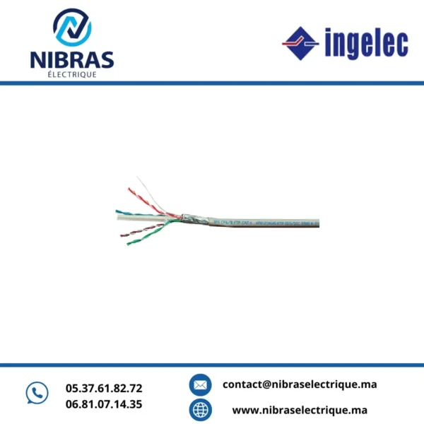 CABLE RIGIDE CAT.6 UTP EMB-305 INGELEC