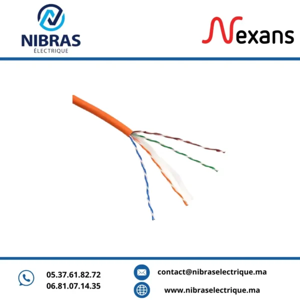 CABLE RIGIDE CAT.6A FTP NEXANS