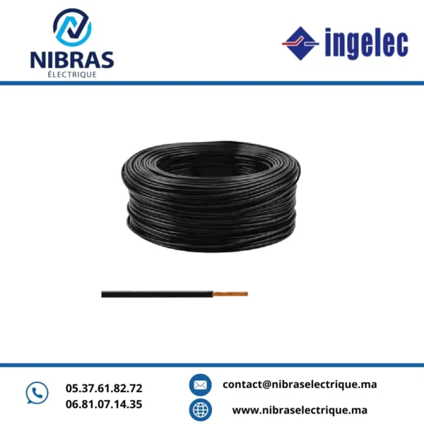 CABLE RIGIDE H07VR 6MM2 NOIR IMACAB