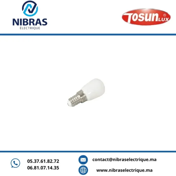 LAMPE LED FRIGO T22-2835-27 E14 2W 6000-6500K TOSUN