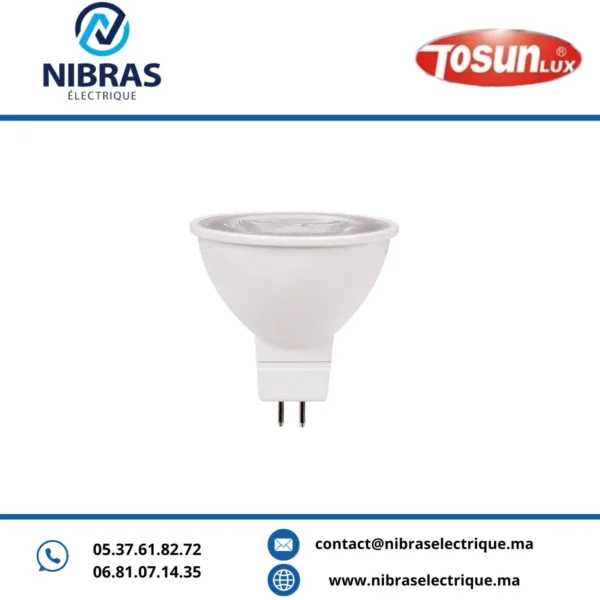 LAMPE LED SPOT TSPX-8W GU5.3 3000K TOSUN