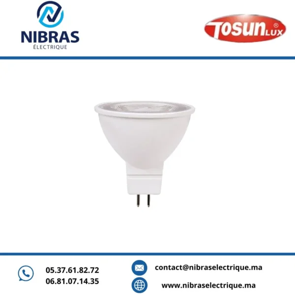 LAMPE LED SPOT TSPX-8W GU5.3 6500K TOSUN