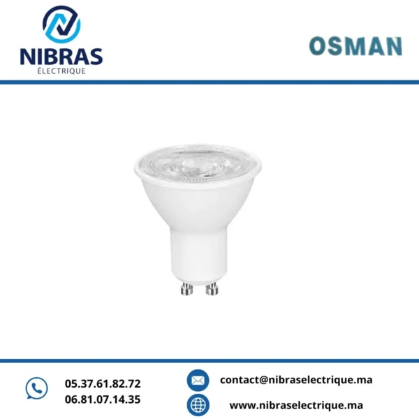 LAMPE LED 7W GU10 4000K OSMAN
