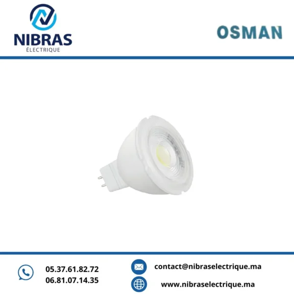 LAMPE LED 7W GU10 COB 6500K OSMAN
