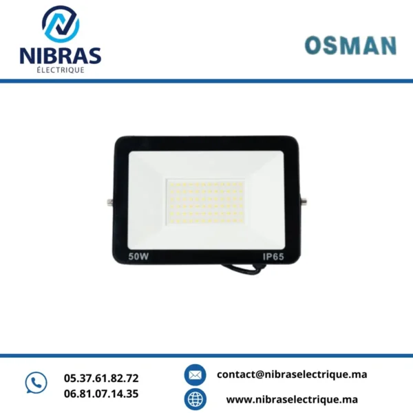 PROJECTEUR LED 50W SMD 6500K OSMAN