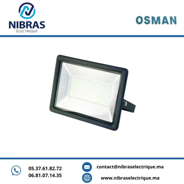 PROJECTEUR LED 100W SMD 6500K OSMAN