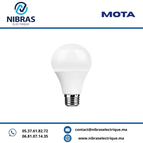 MOTA LAMPE STANDARD 9W E27 6500K V2