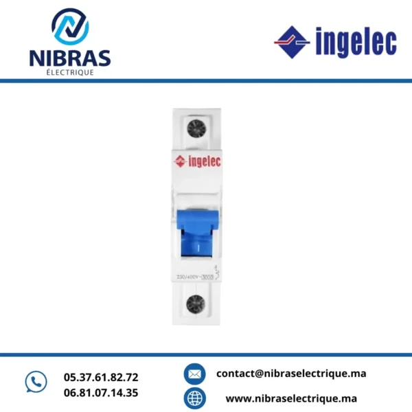 DISJ. UNIPOL 1P 20A SECURIS INGELEC