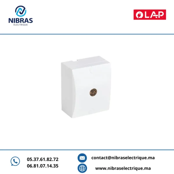 PRISE DE TÉlÉVISION BLANC