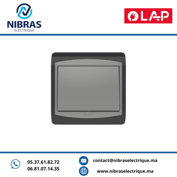 INTERRUPTEUR VA & VIENT SIMPLE GALAXY GRIS