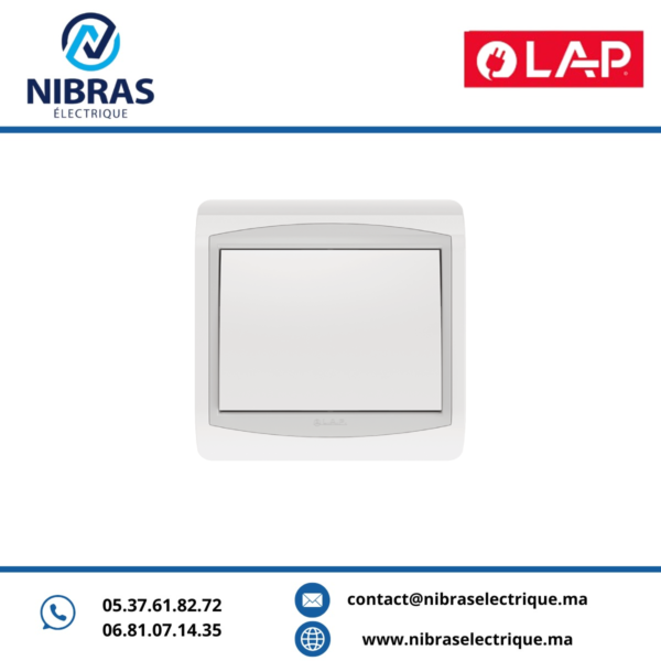 INTERRUPTEUR VA & VIENT SIMPLE GALAXY BLANC