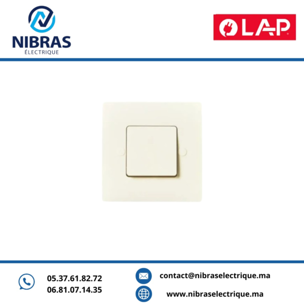 INTERRUPTEUR SIMPLE ALLUMAGE ORIENT MARFIL