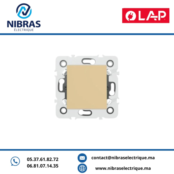 INTERRUPTEUR SIMPLE ALLUMAGE Millenium CAPPUCCINO