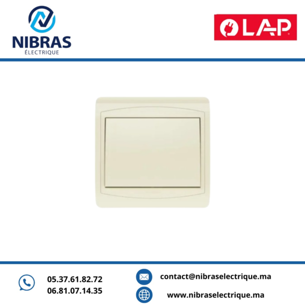 INTERRUPTEUR PERMUTATEUR GALAXY MARFIL