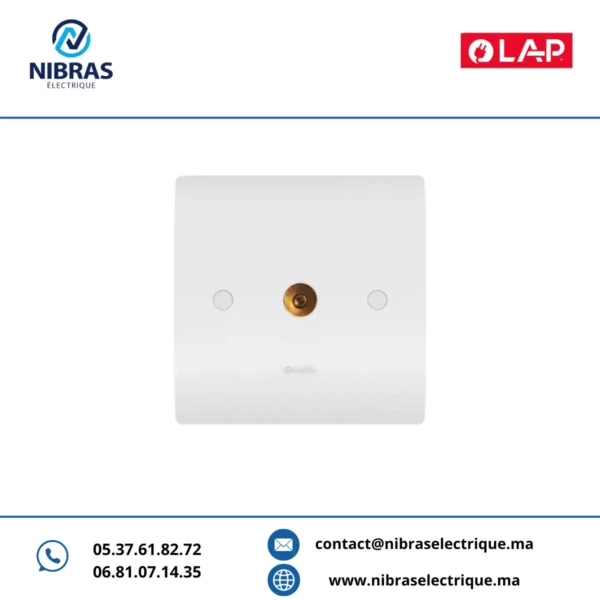 PRISE D´ANTENNE TV BLANC