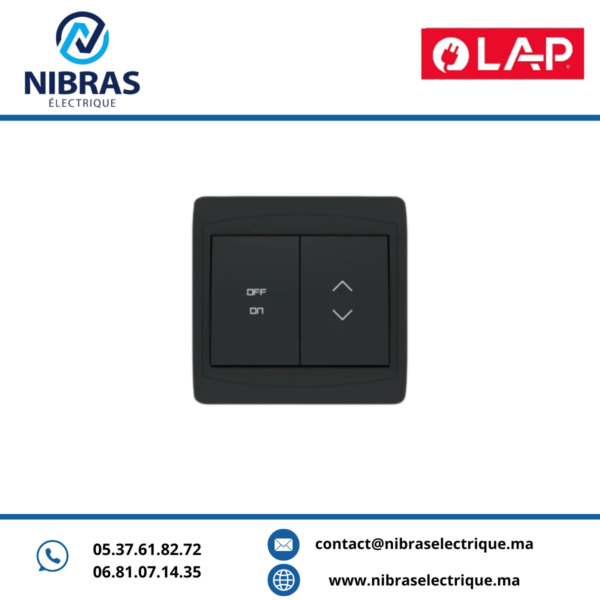 INTERRUPTEUR MEC INVERSEUR ON/OFF GALAXY NOIR