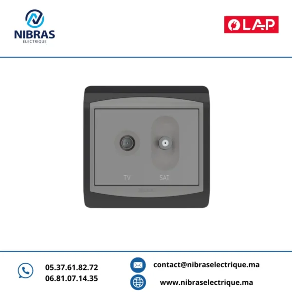 PRISE TVSAT GRIS