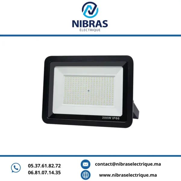 PROJECTEUR LED 200W 6500K LUXTRON