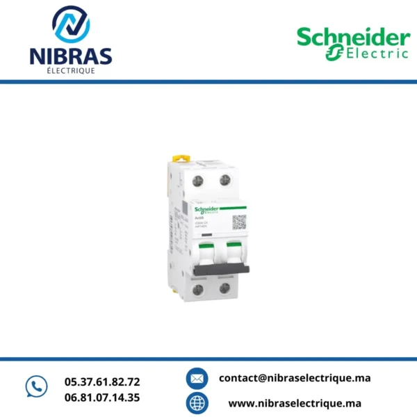 Disjoncteur IC60N 2P 4A A9F74204 Schneider