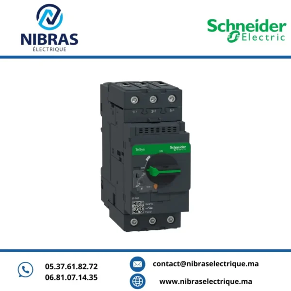 DISJONCTEUR MOTEUR 50A GV3P50 SCHNEIDER