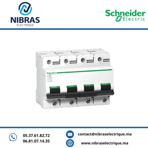 DISJ. C120N 4P-100A-10KA-B SCHNEIDER