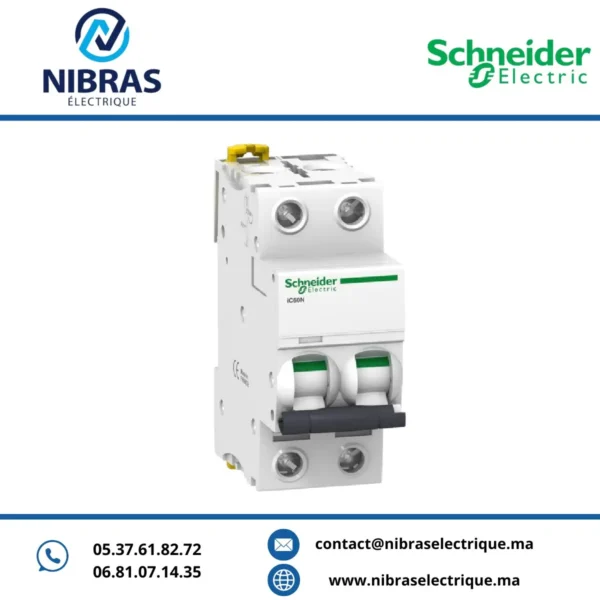 DISJONCTEUR IC60N 2P 16A A9F74216 Schneider