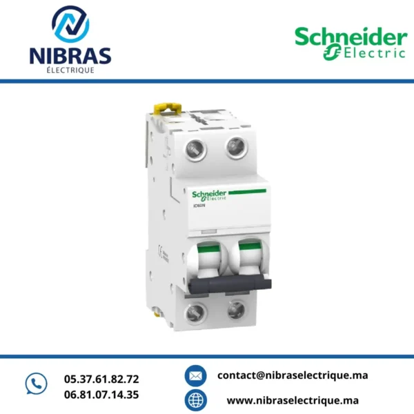 DISJONCTEUR 2P 20A A9F74220 Schneider