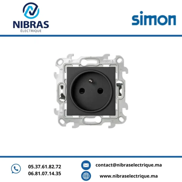 Prise 2P+T SIMON 24 GRAPHIT