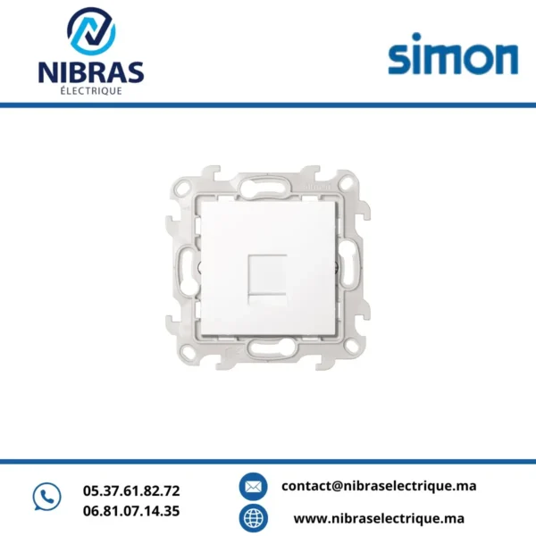 PRISE RJ45 Cat 6 UTP BLANC Simon 24