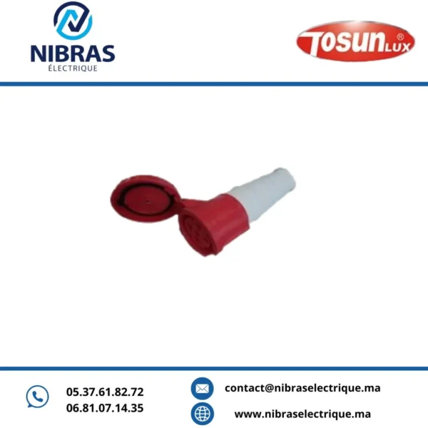 PRISE INDUSTRIEL FEMELLE 3P+N+T ACCROCHE TS-235 63A TOSUN