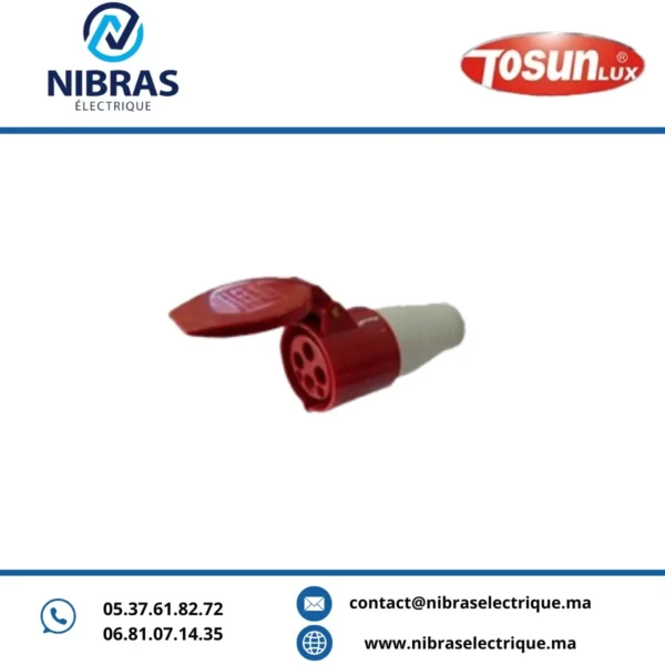 PRISE INDUSTRIEL FEMELLE 3P+T TS-224 32A TOSUN