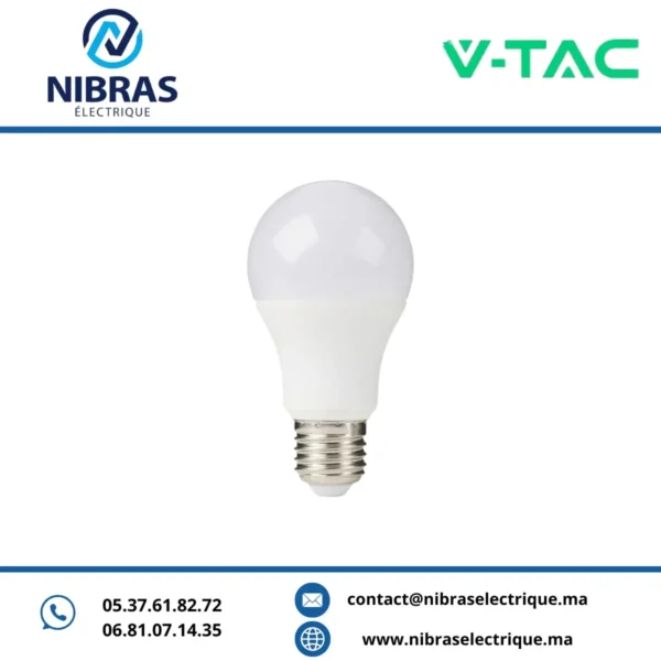 V-TAC LAMPE STANDARD 10.5W A60 E27 6400K