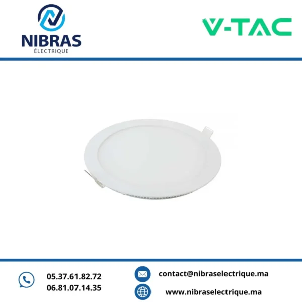 18W BACKLIT RECESSED PANEL 6500K RD